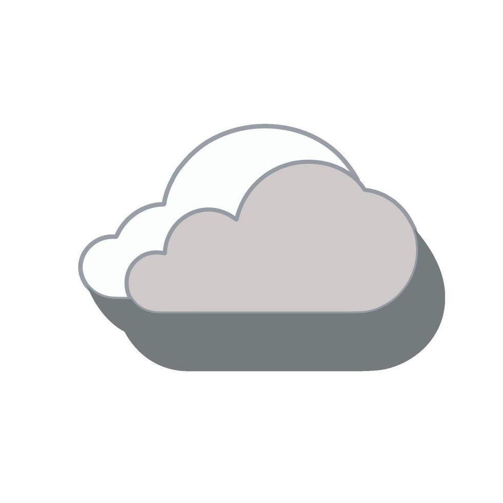 Clouds that are close together vector