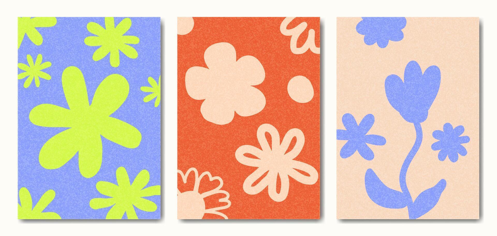 Simple Flower Abstract Background vector