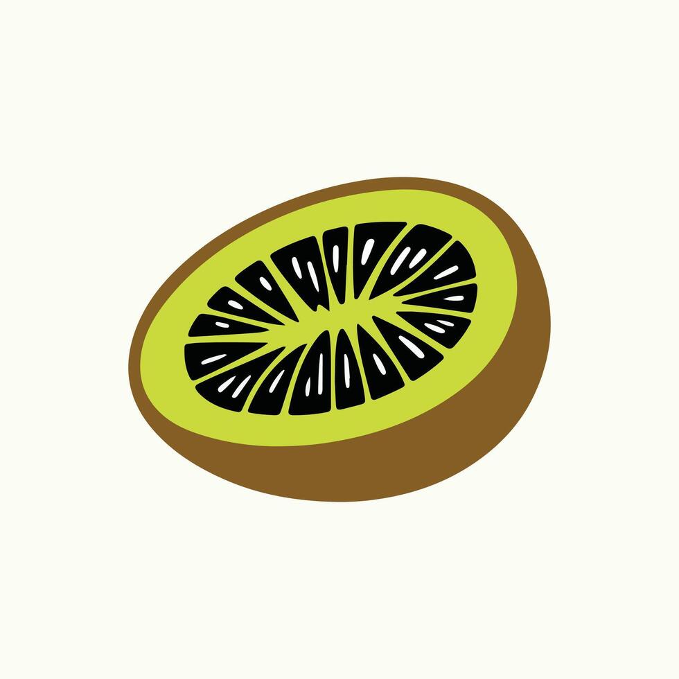 Healthy Kiwi Fruit Icon vector