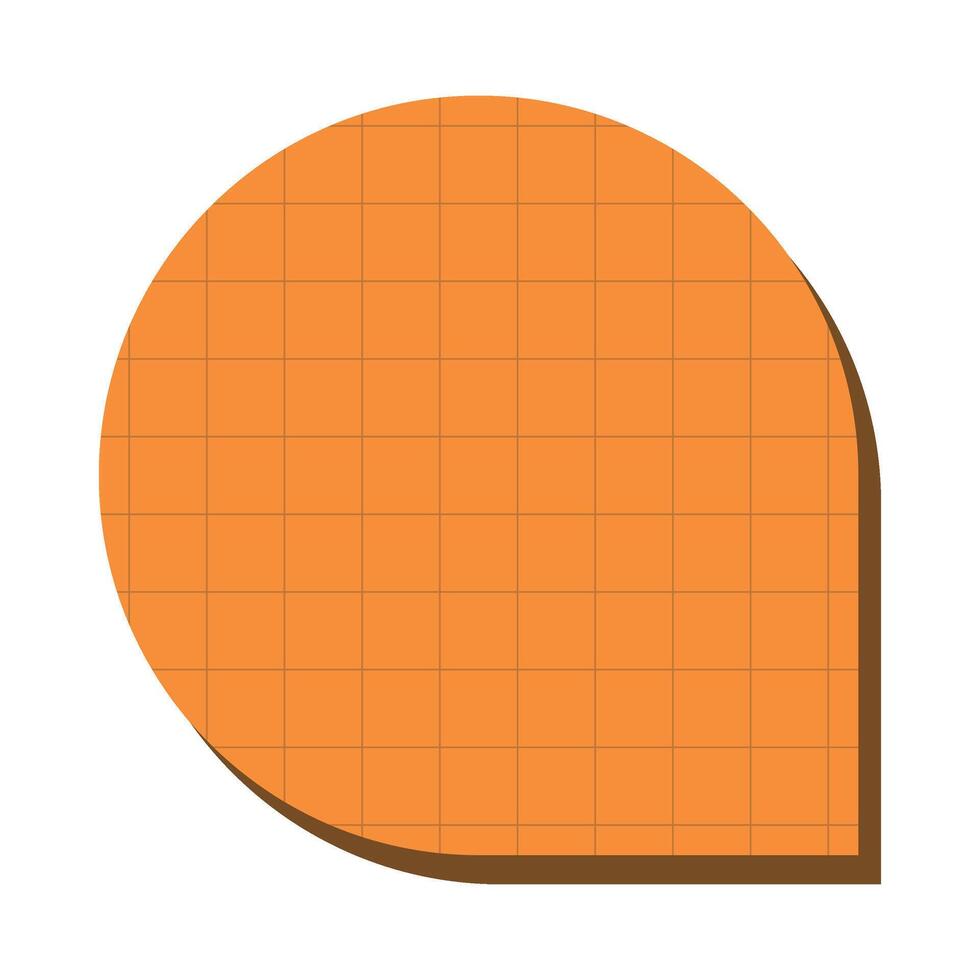 Retro Geometric Shape With Grid Style Texture vector