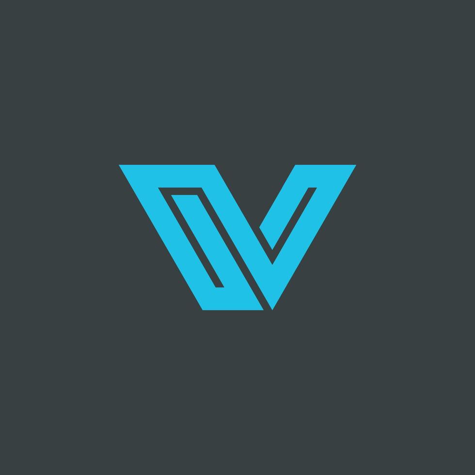 Abstract Letter V Logo Template Illustration Design. EPS 10. vector