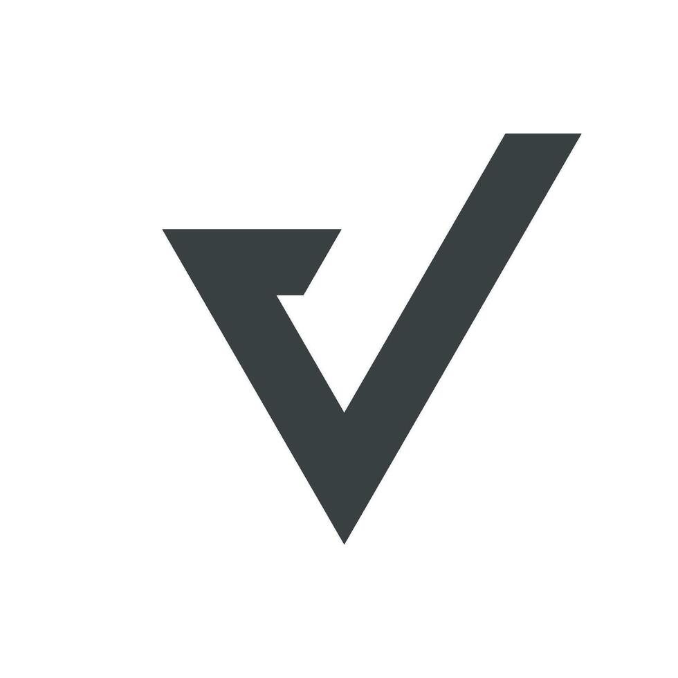 Abstract V Letter Logo Template Illustration Design. EPS 10. vector