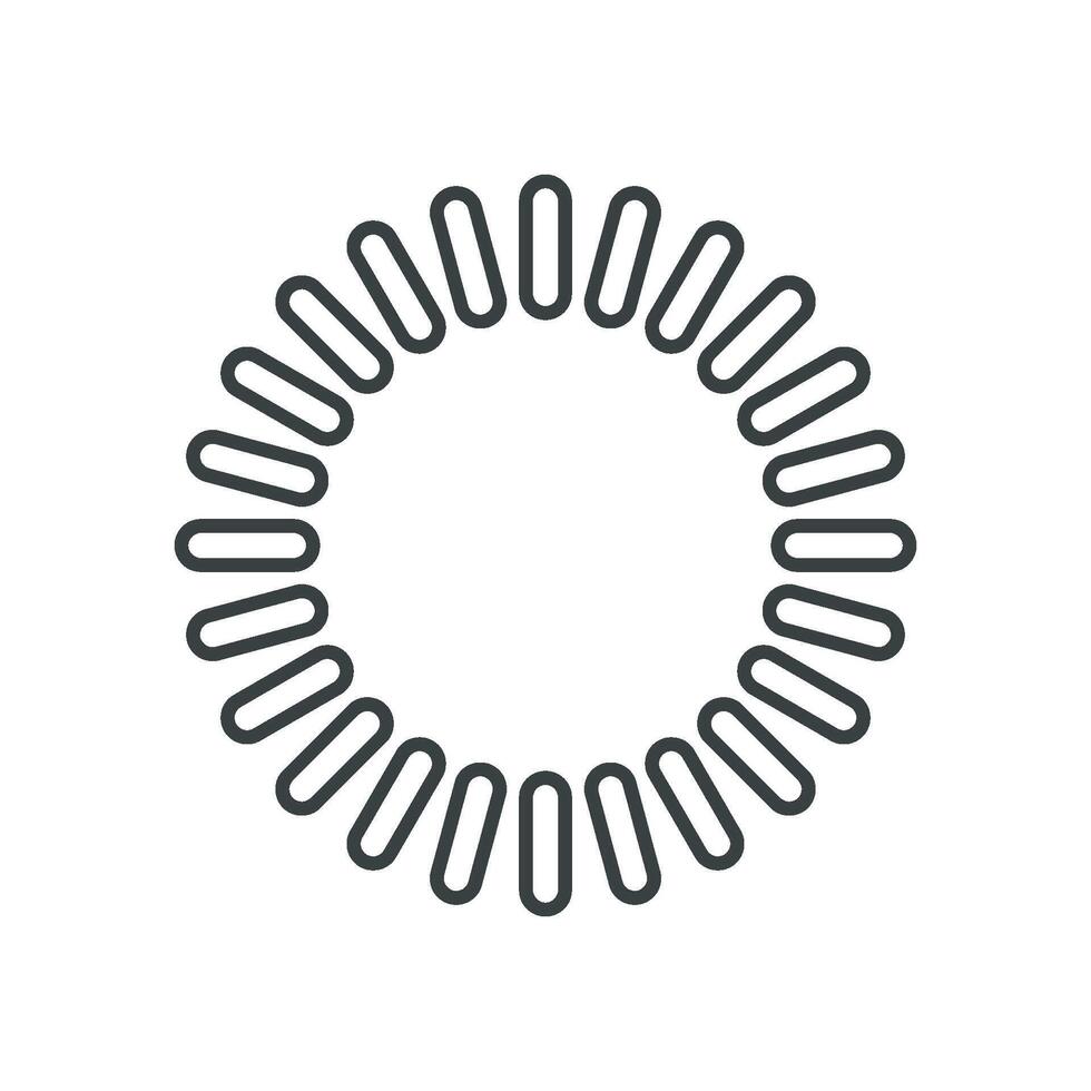 Lines Circle Propeller Logo Template Illustration Design. EPS 10. vector