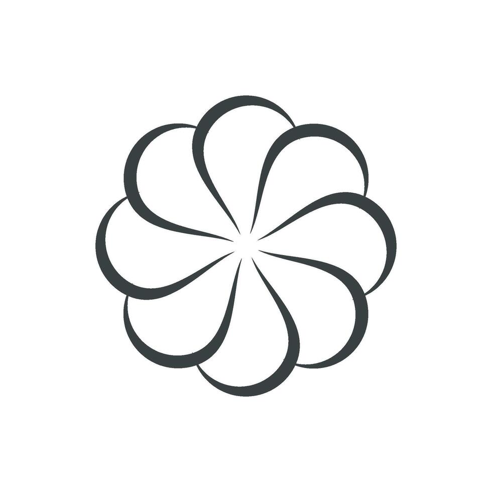 Sunflower icon Logo Template Illustration Design. EPS 10. vector