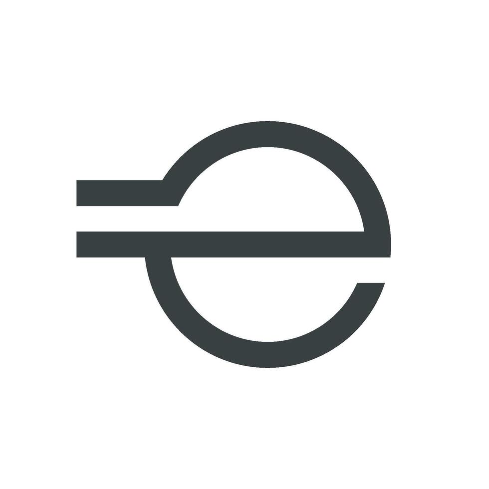 Abstract Circle Initial Letter E Logo Template Illustration Design. EPS 10. vector