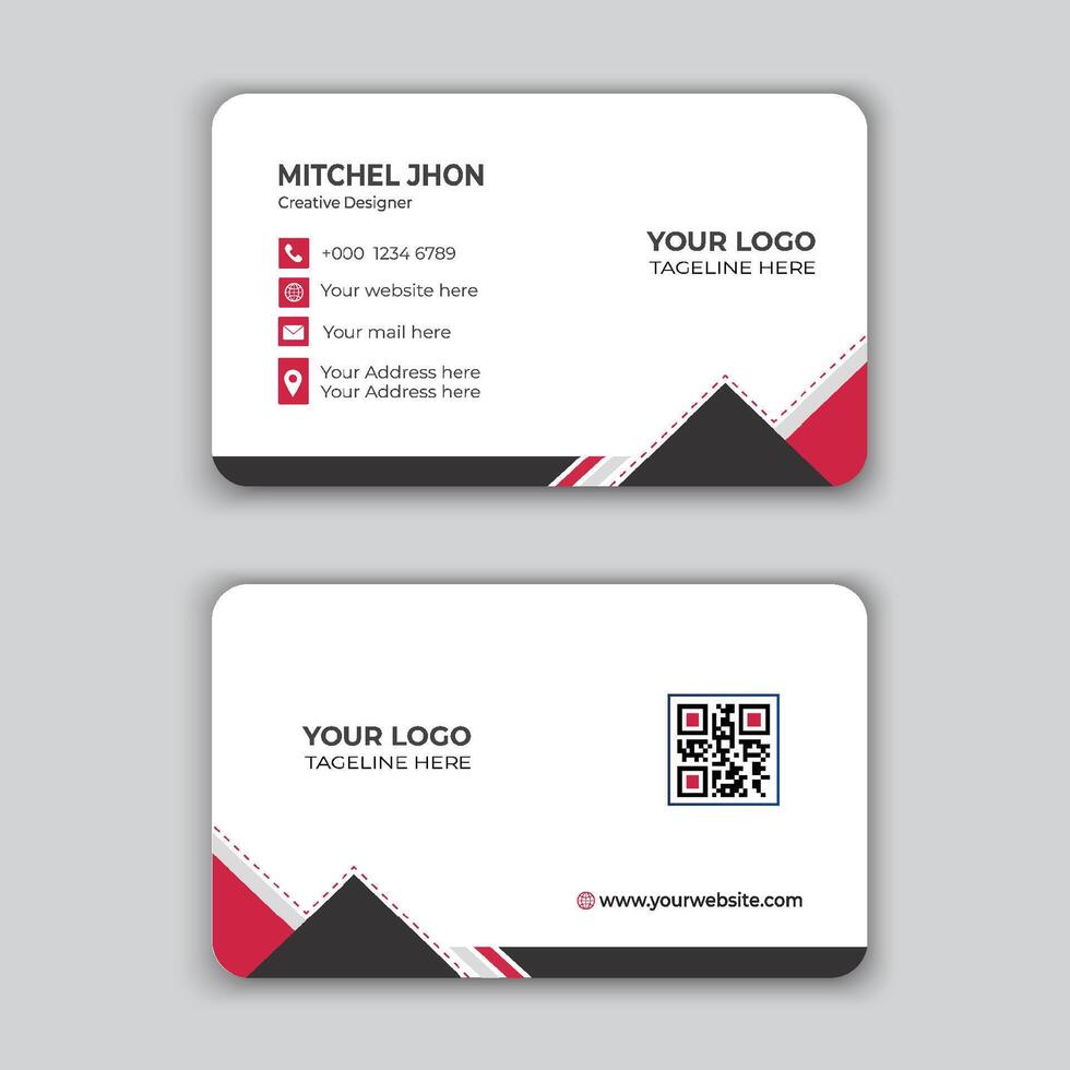 Modern Business Card Design Design Template vector