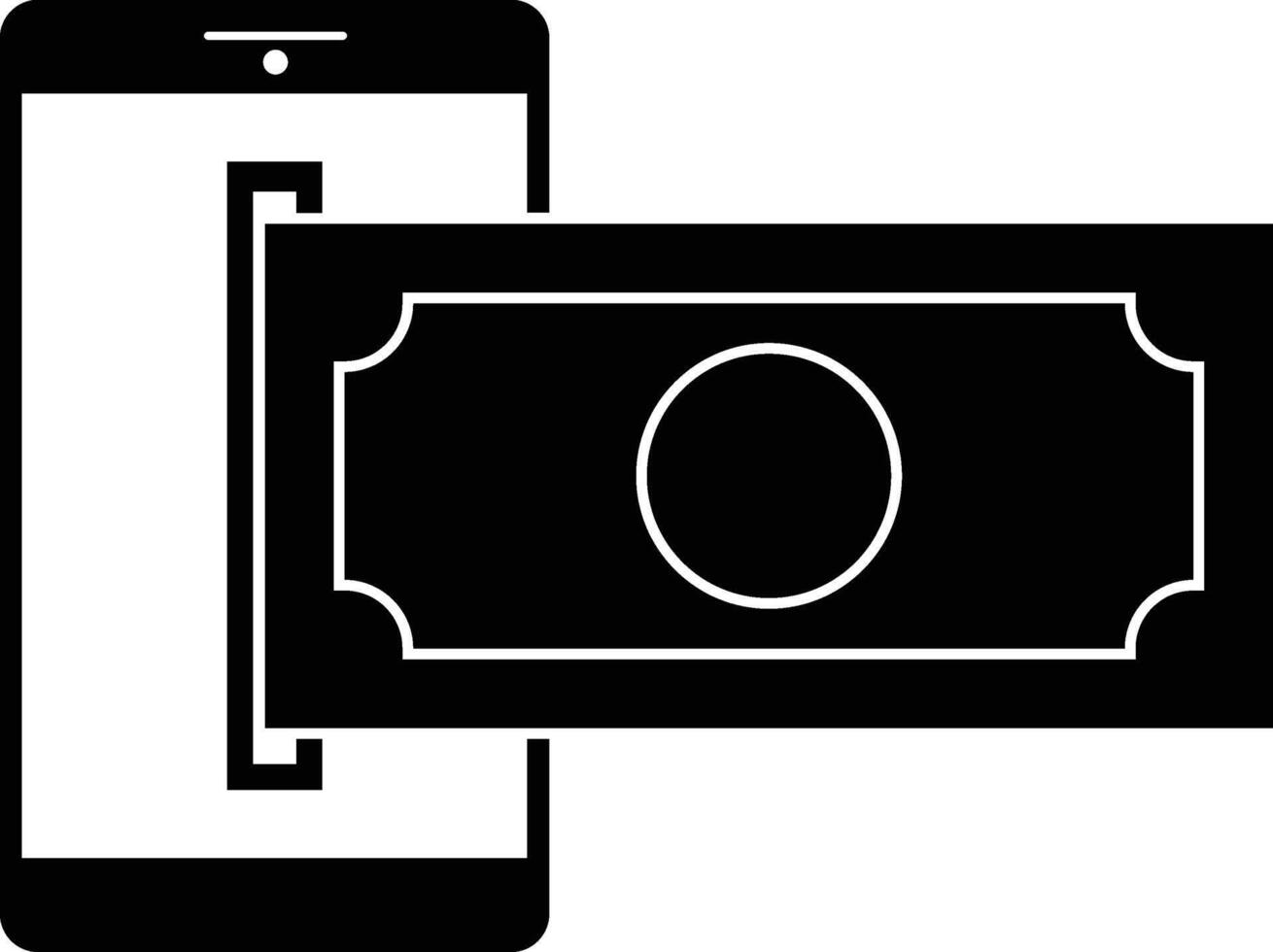 Smartphone Digital Payment Fintech Icon vector