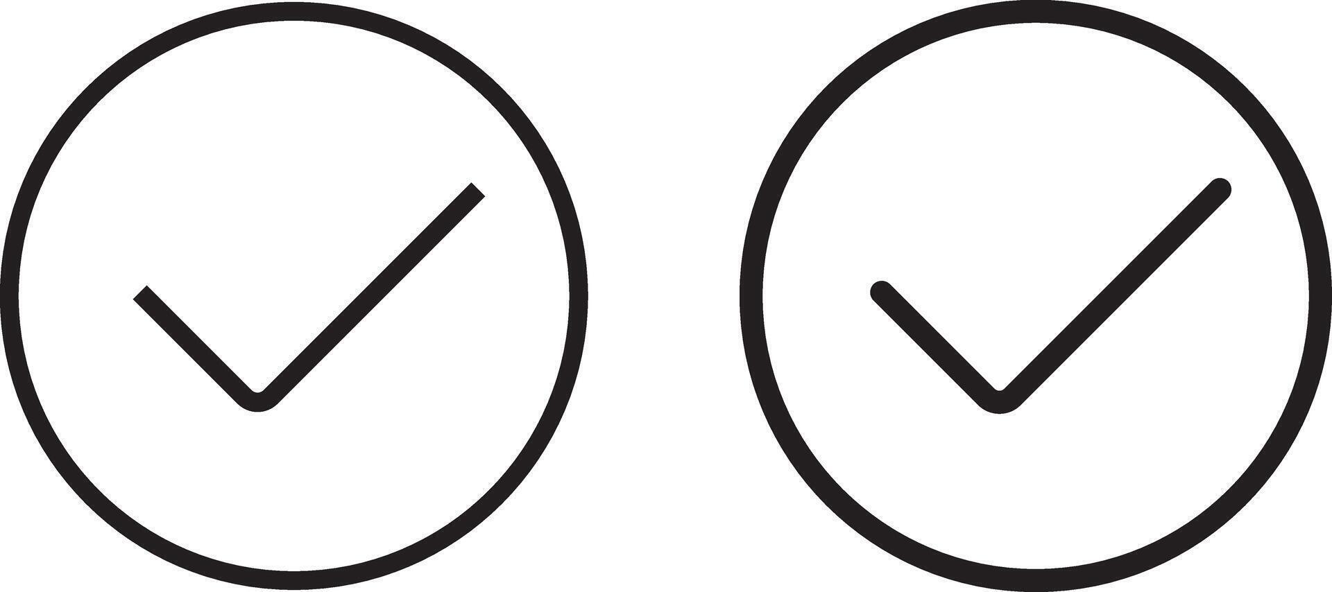 Check mark icon, Down circle isolated icon Rounded next arrow or right vector