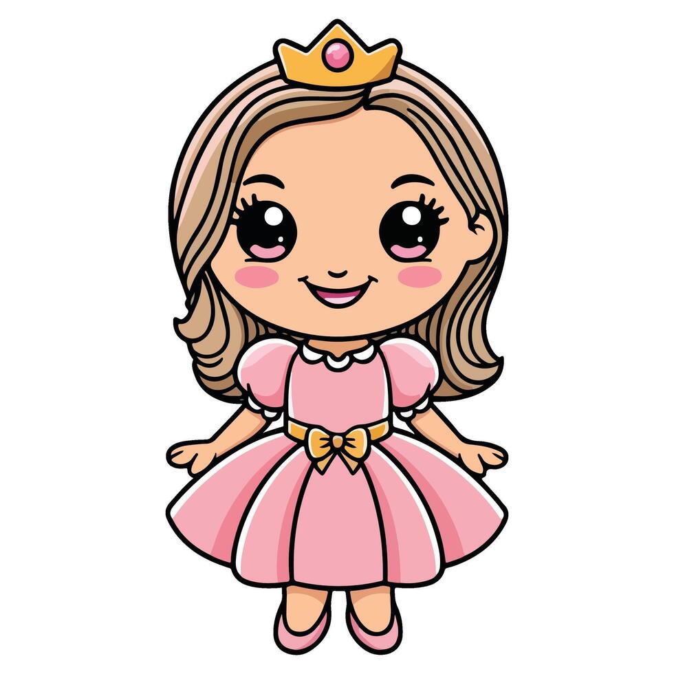 The Blush-Toned Crowned Heir vector