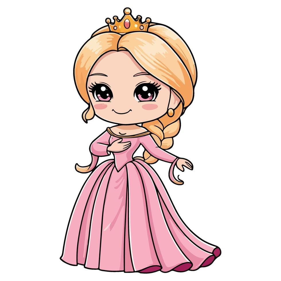 The Princess of Delicate Charm vector