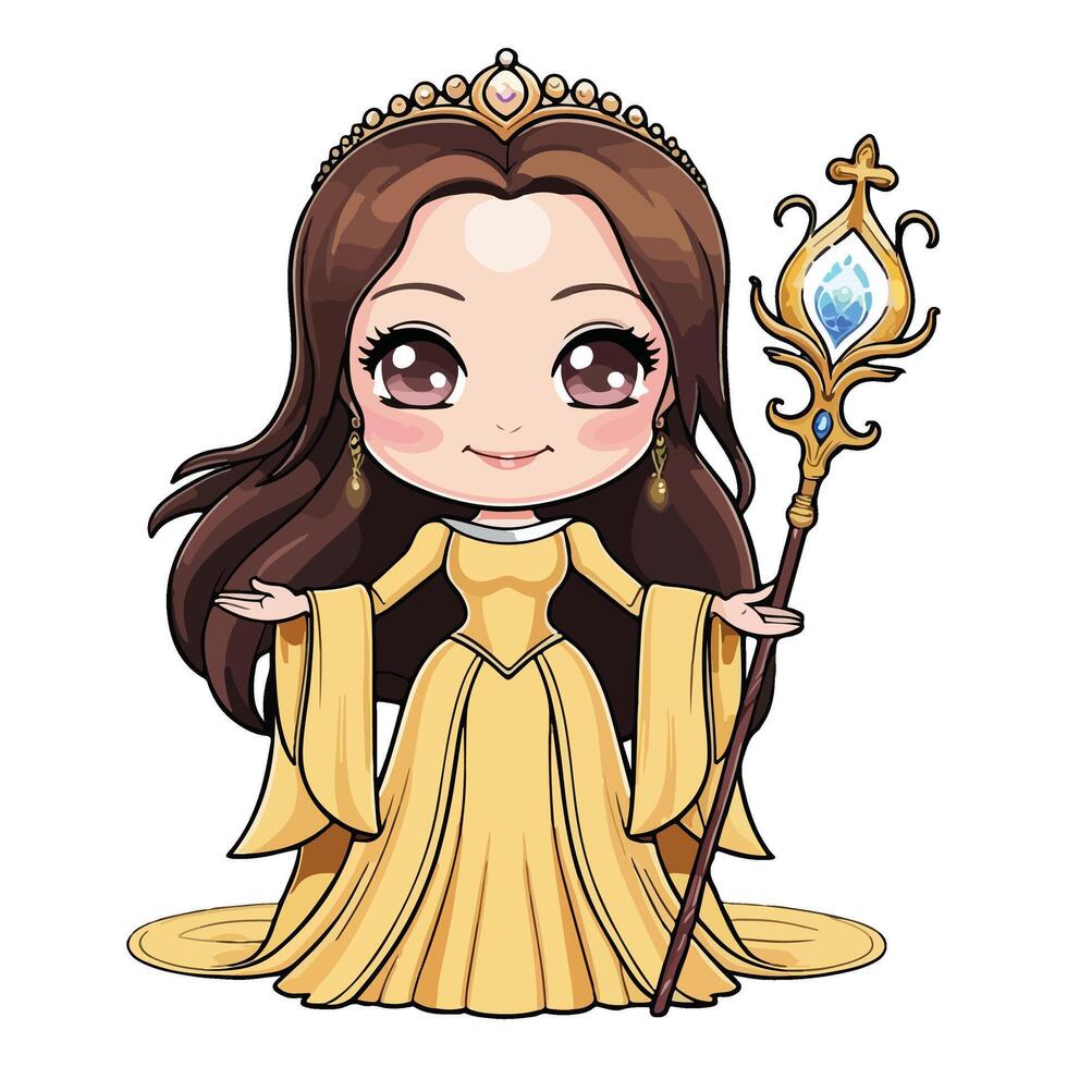 The Noble Heir in a Yellow Dress vector