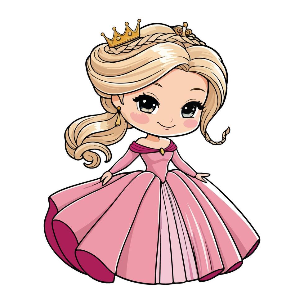 The Princess of Soft Elegance vector