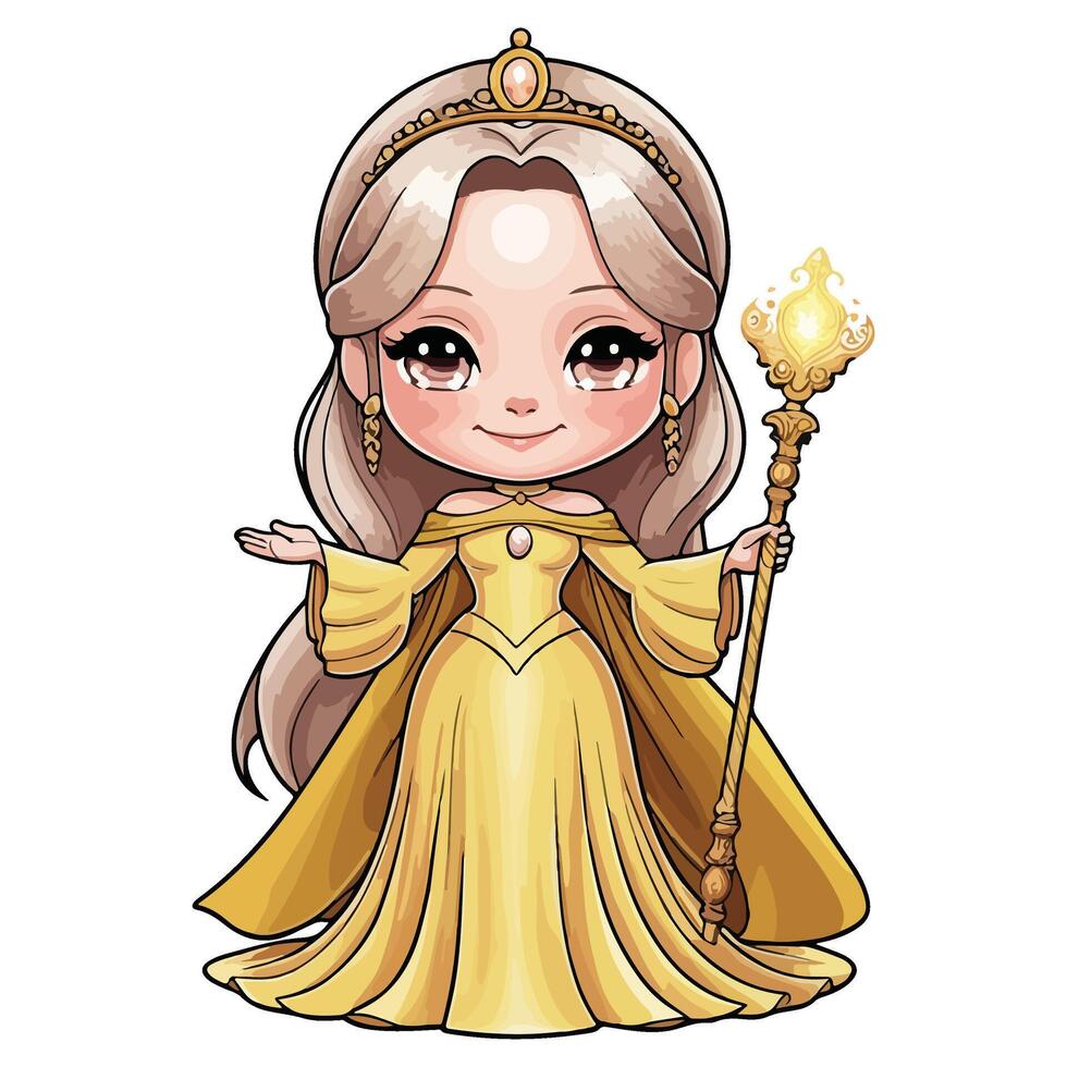 The Princess of Sunlight and Grace vector