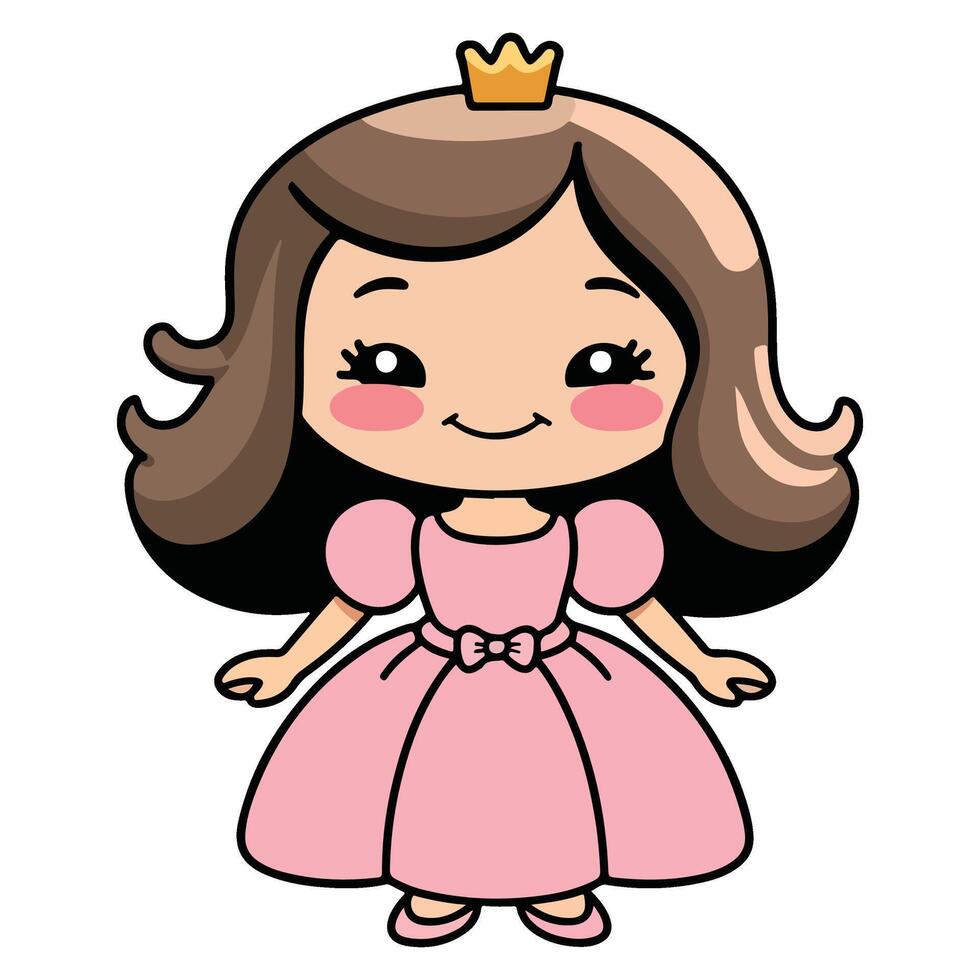 The Future Queen in a Rosy Hue vector