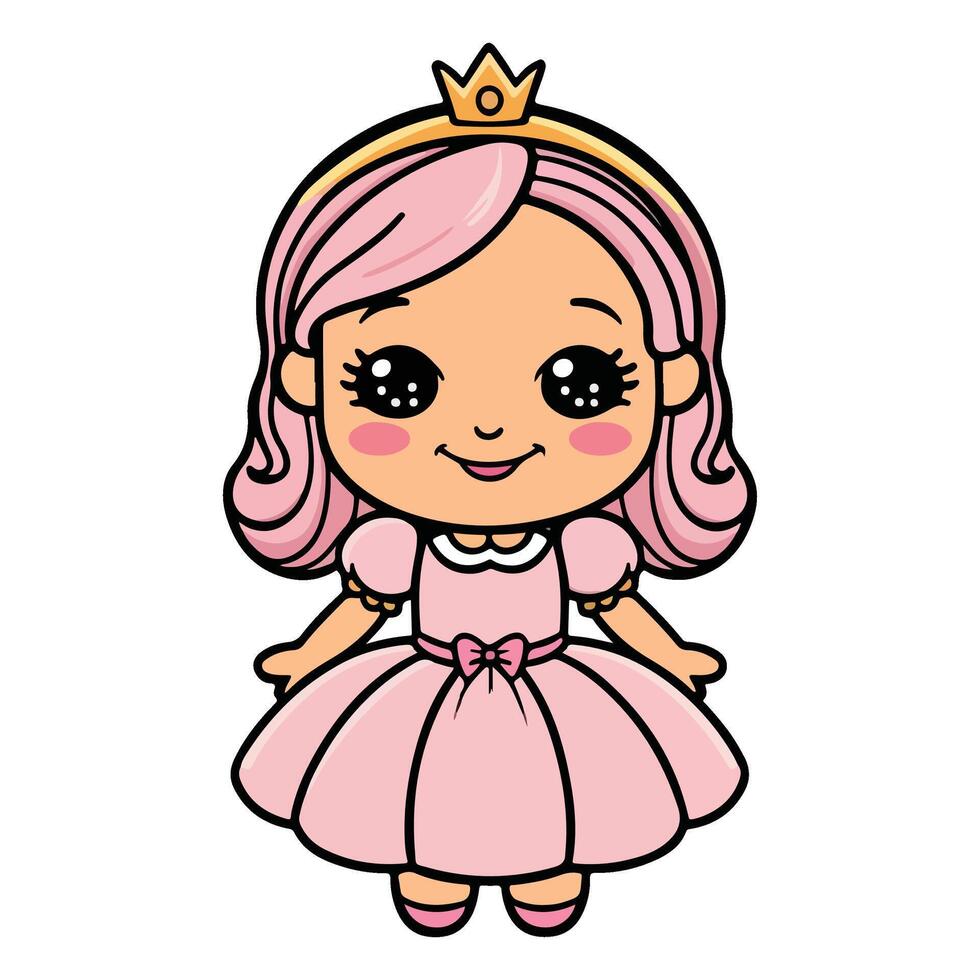The Gentle Monarch in Rosy Elegance vector
