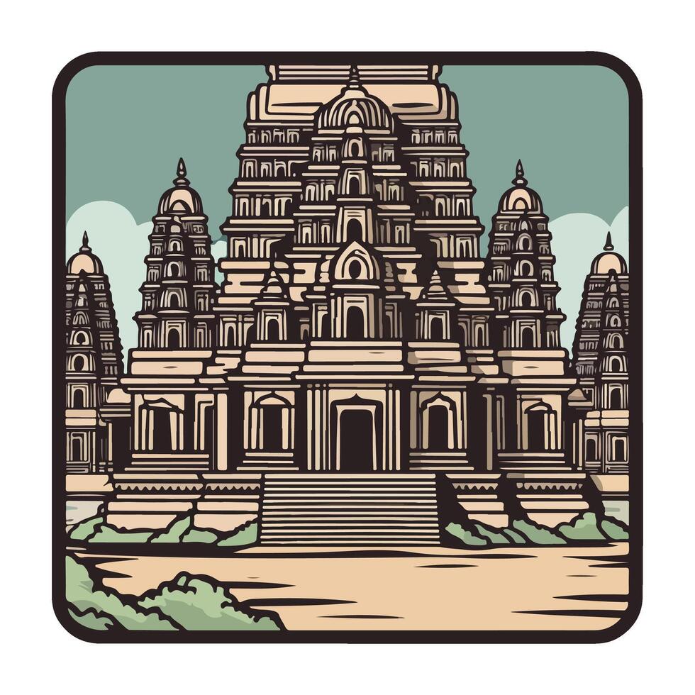 The Eternal Place of Worship vector