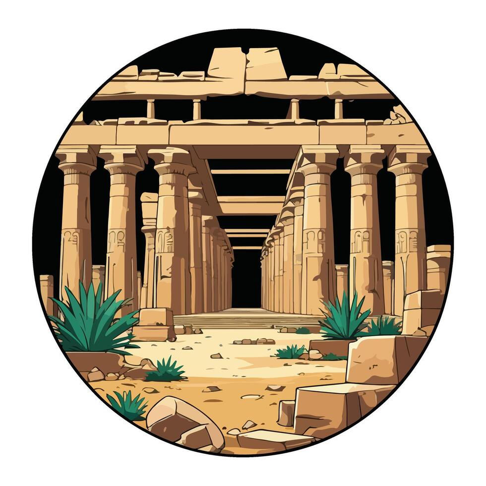 Stone Relics of Time vector