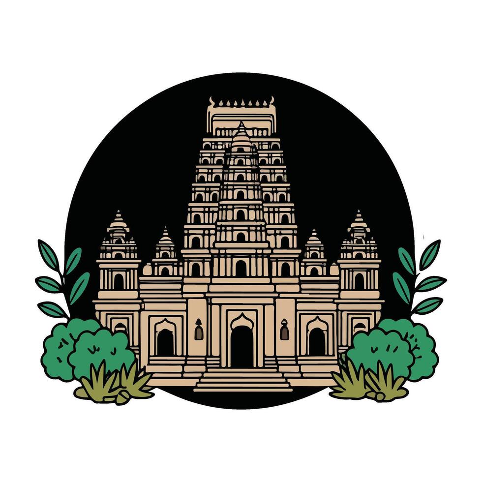 Temple of the Ancestors vector