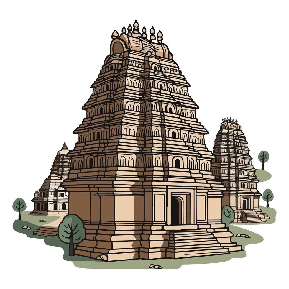 The Grand Monument of Spirits vector