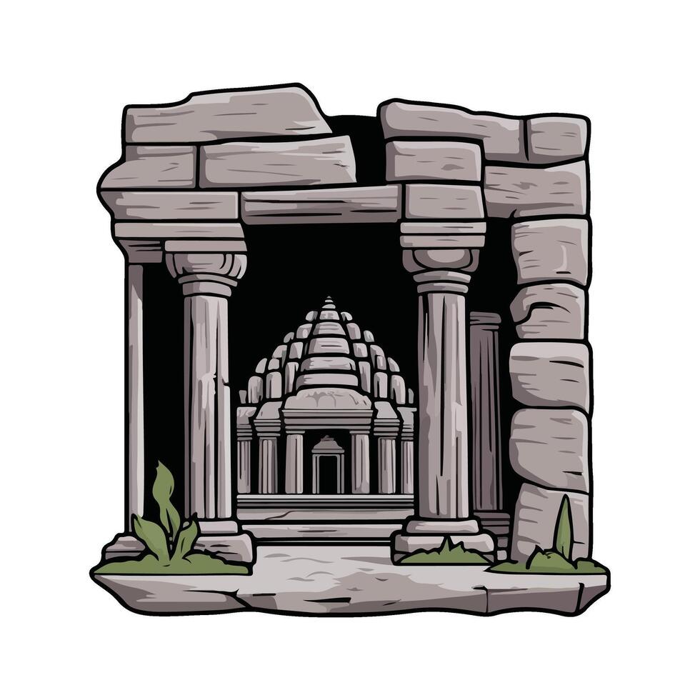 Remains of Ancient Glory vector