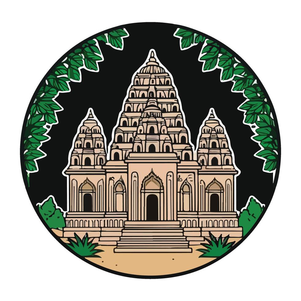 The Enigmatic Sacred Place vector
