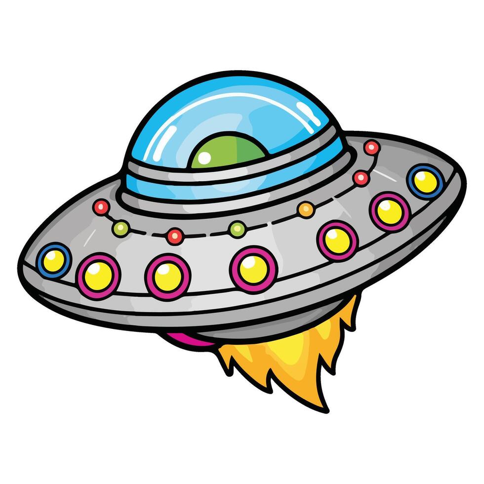 Celestial Traveler Cartoon vector
