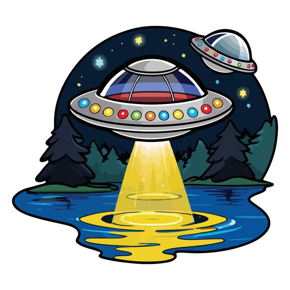 The Otherworldly Ship vector