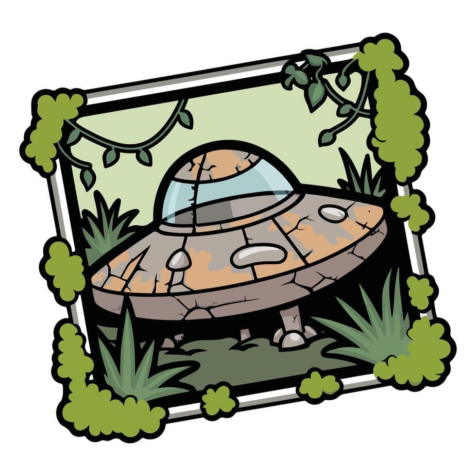 The Floating Object in the Sky vector