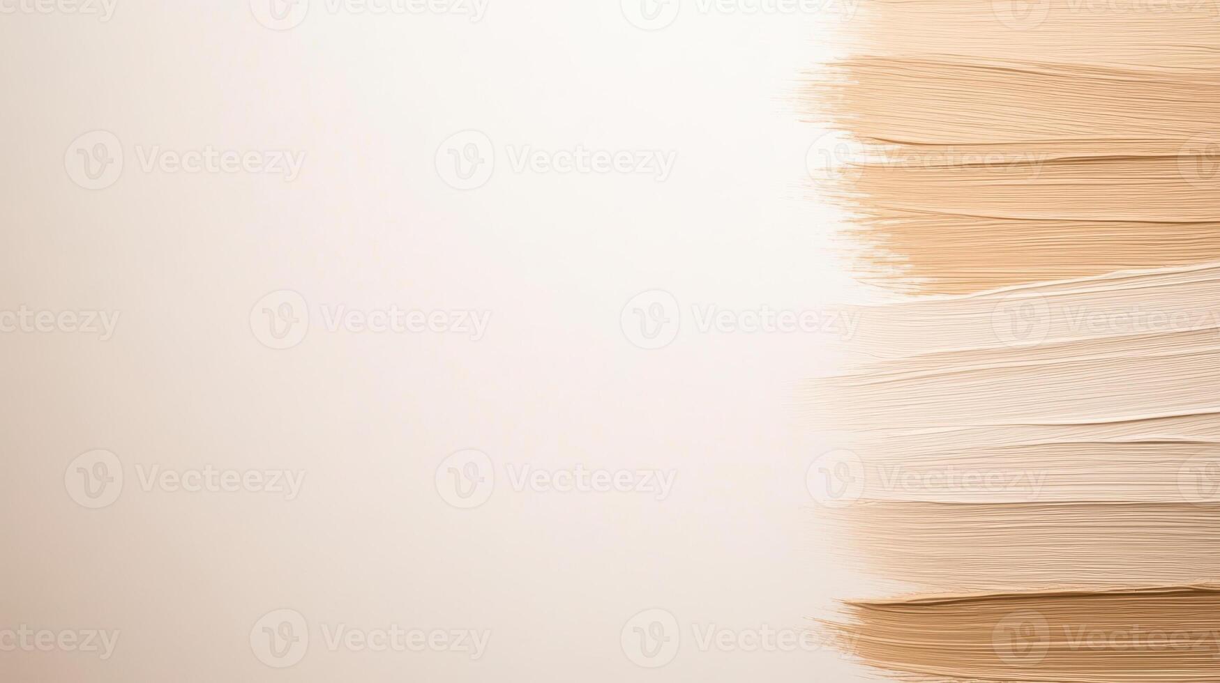 Minimalist neutral brush strokes in soft warm beige tones create serene atmosphere photo