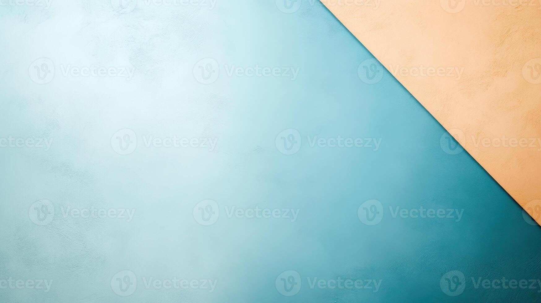 Minimalist dusty blue and warm sand color gradient background photo