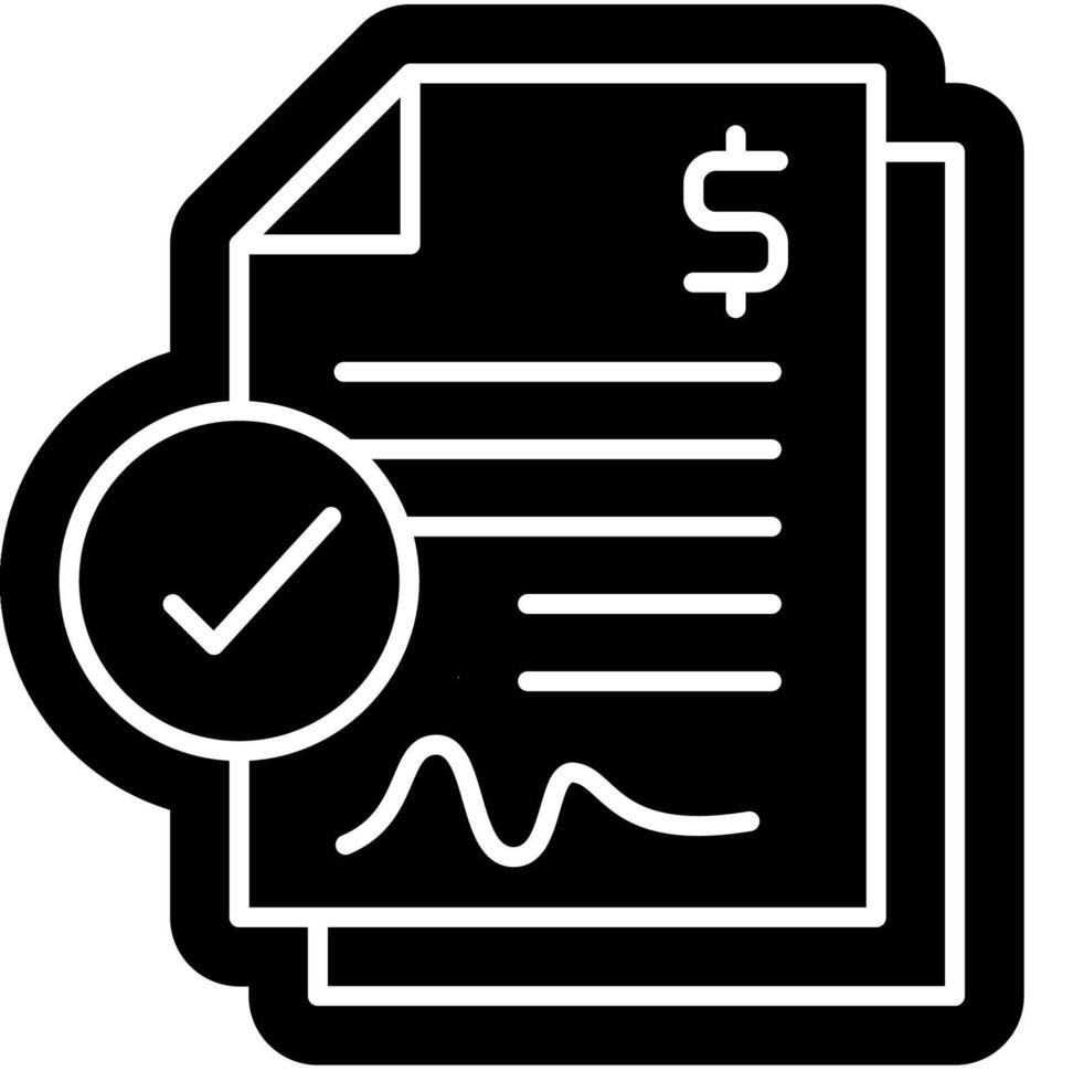 business proposal confirmation sign vector