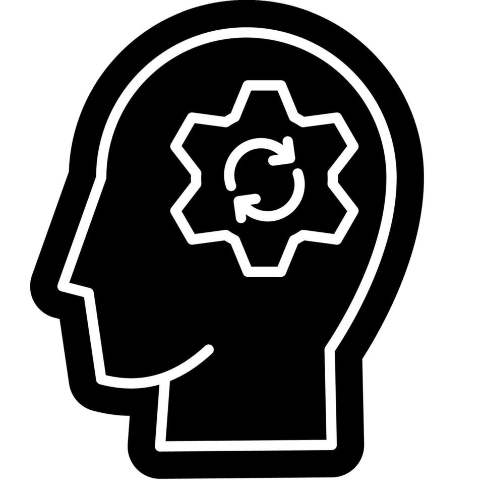 Mindset progress sign vector