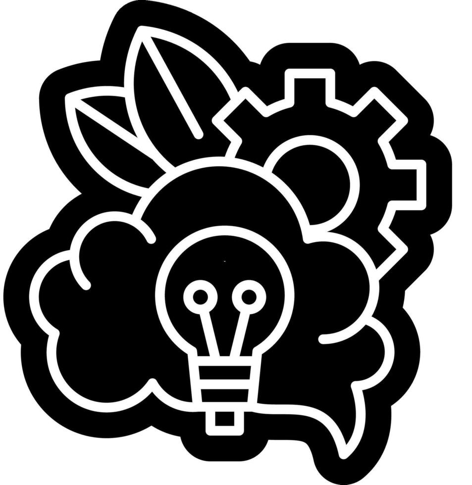artificial intelligence development sign vector