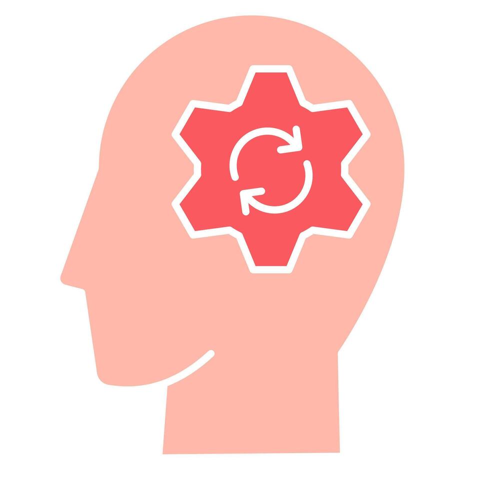 Mindset progress illustration vector