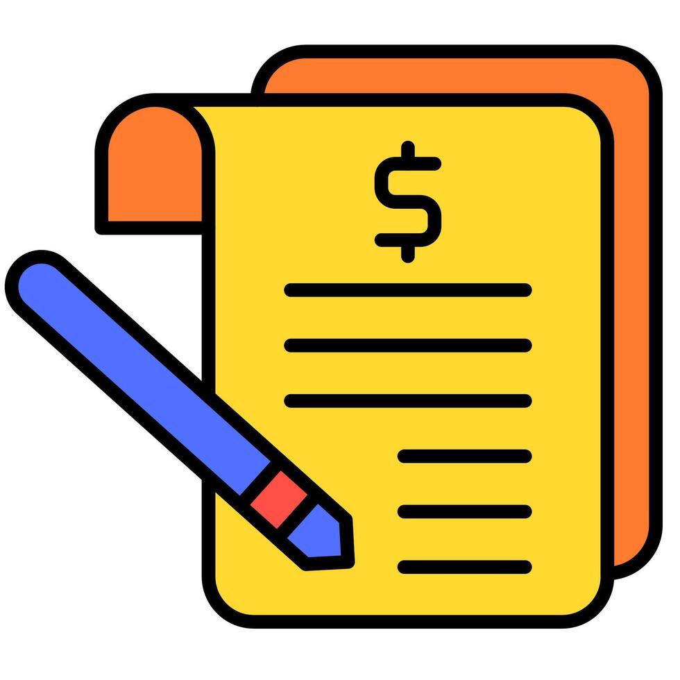 illustration of business proposal concept vector
