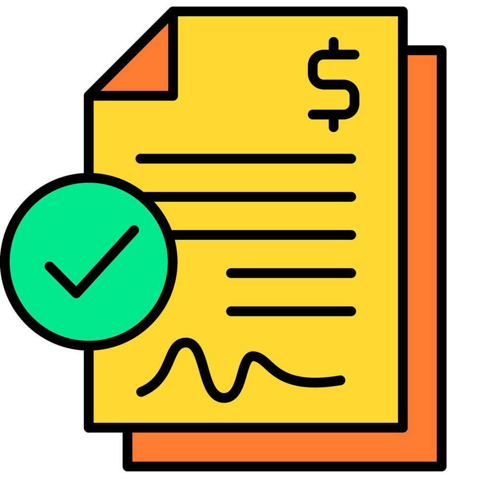 illustration of business proposal confirmation vector