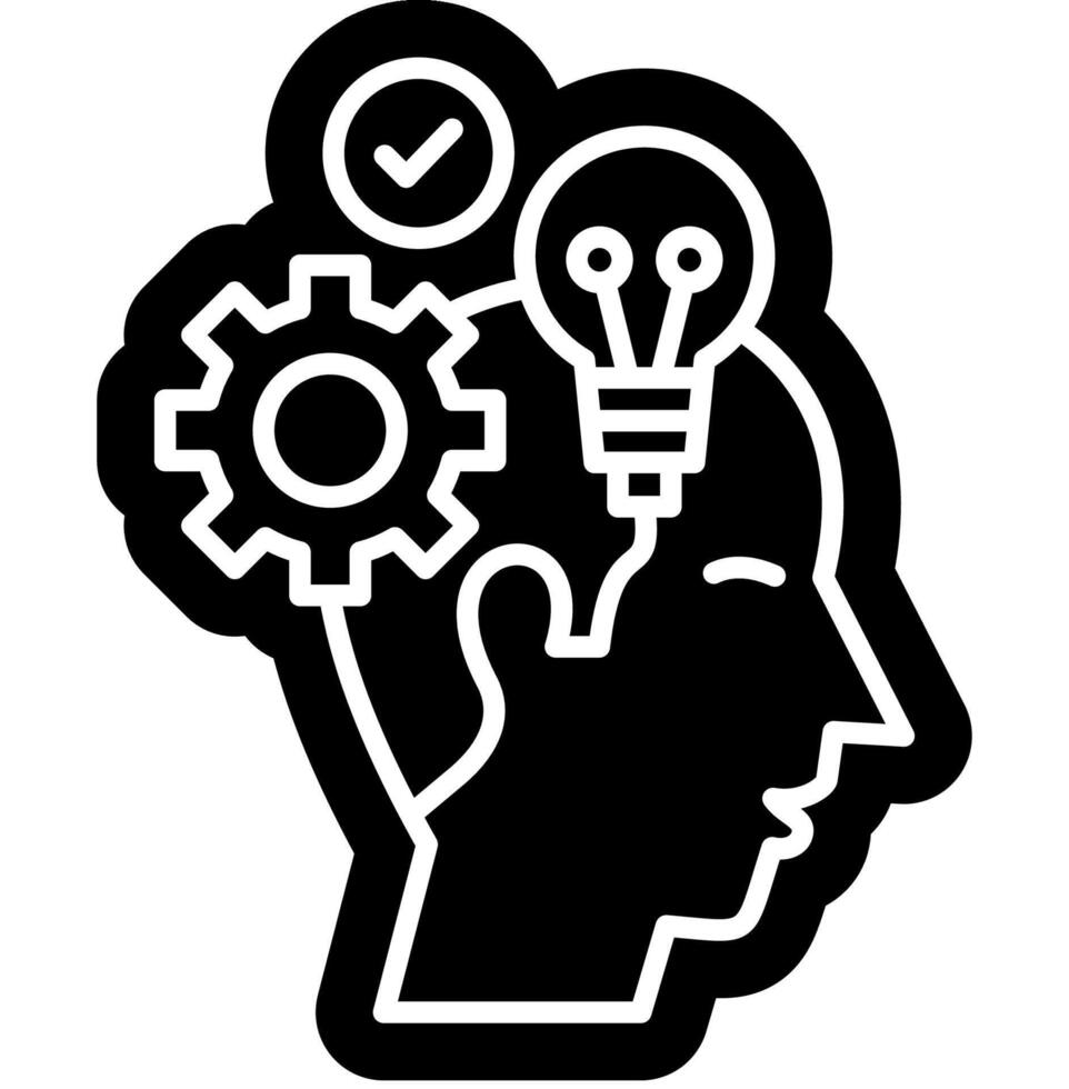 artificial intelligence sign vector