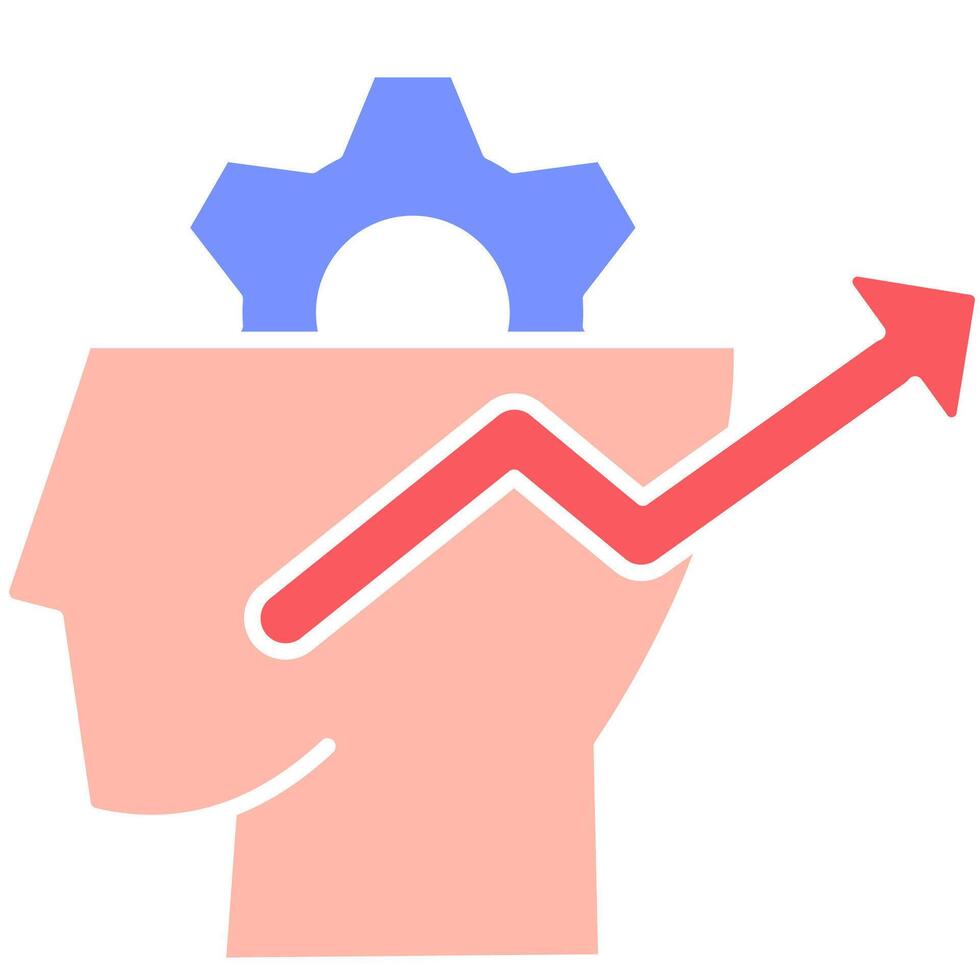 mindset growth progress illustration vector