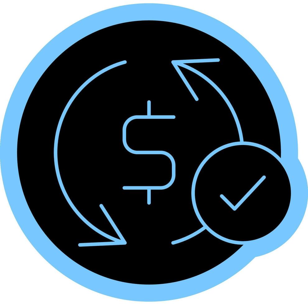 Subscription success solid colour icon vector