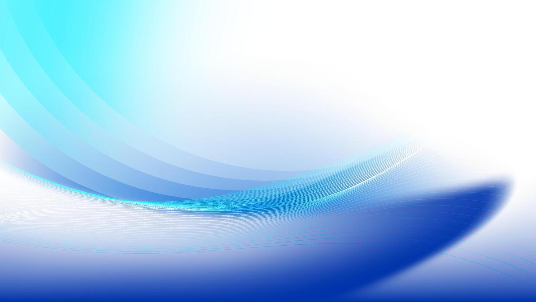 Abstract geometric white and blue color, modern design stripes background with curve lines illustration. vector