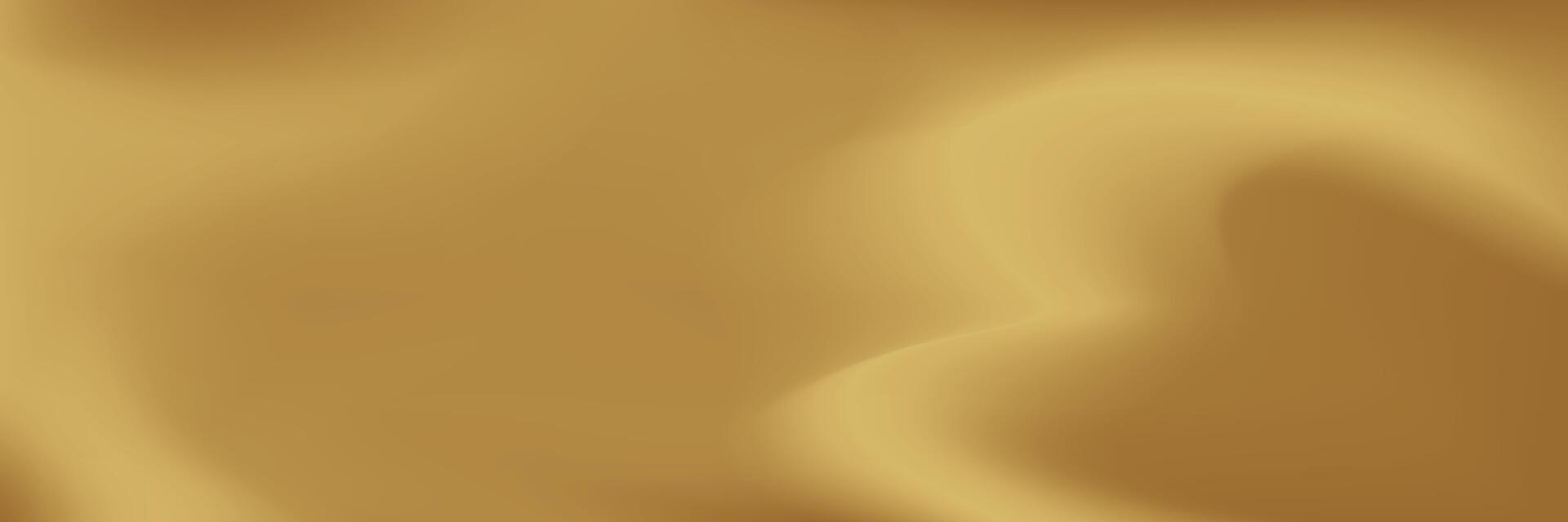 Abstract gold gradient background with wavy pattern illustration. vector