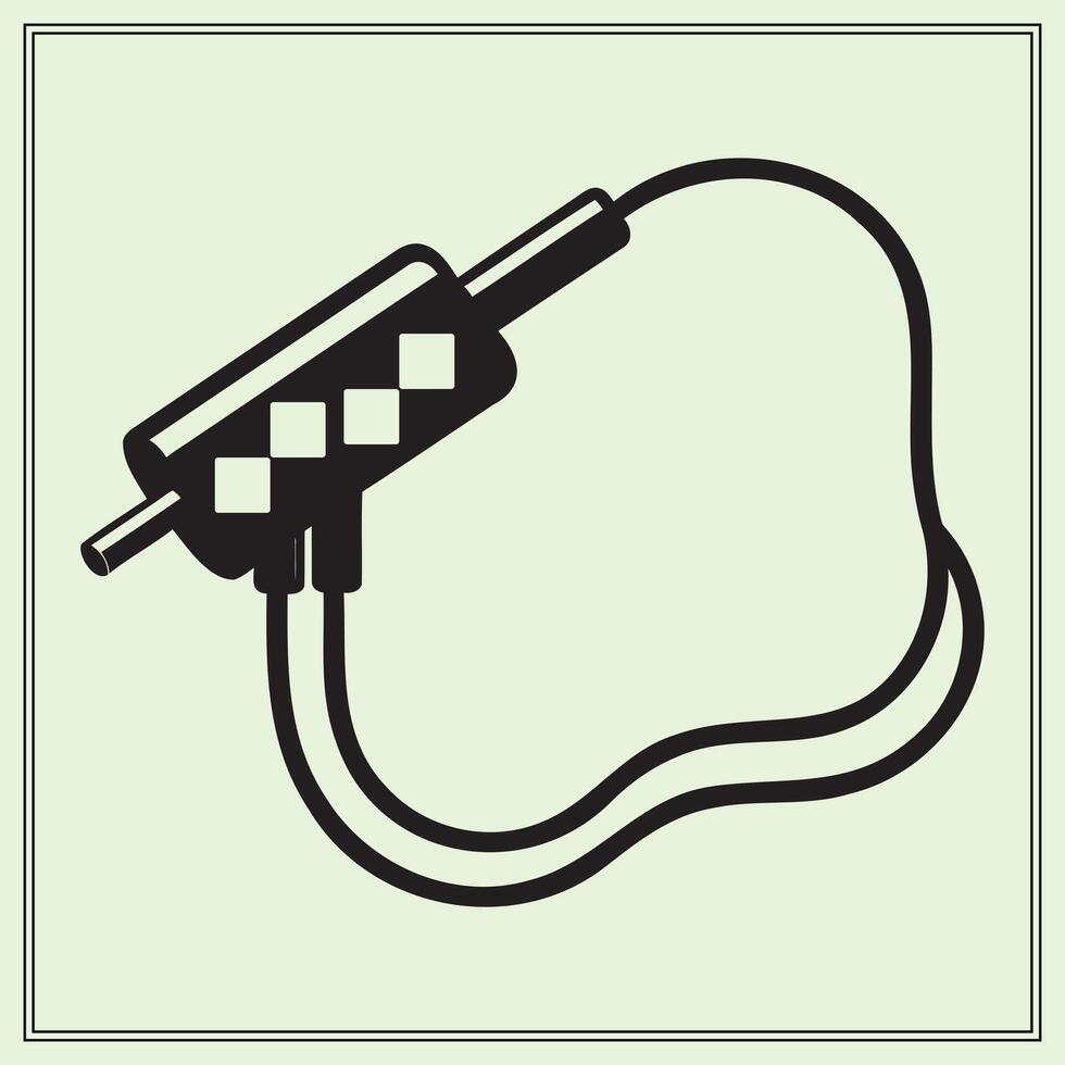 Silhouette of Charger, Electronic vector