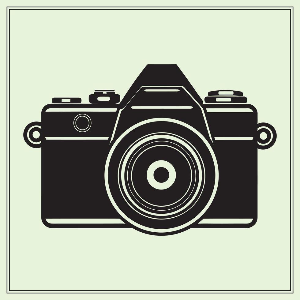 Silhouette of Camera, Photography vector
