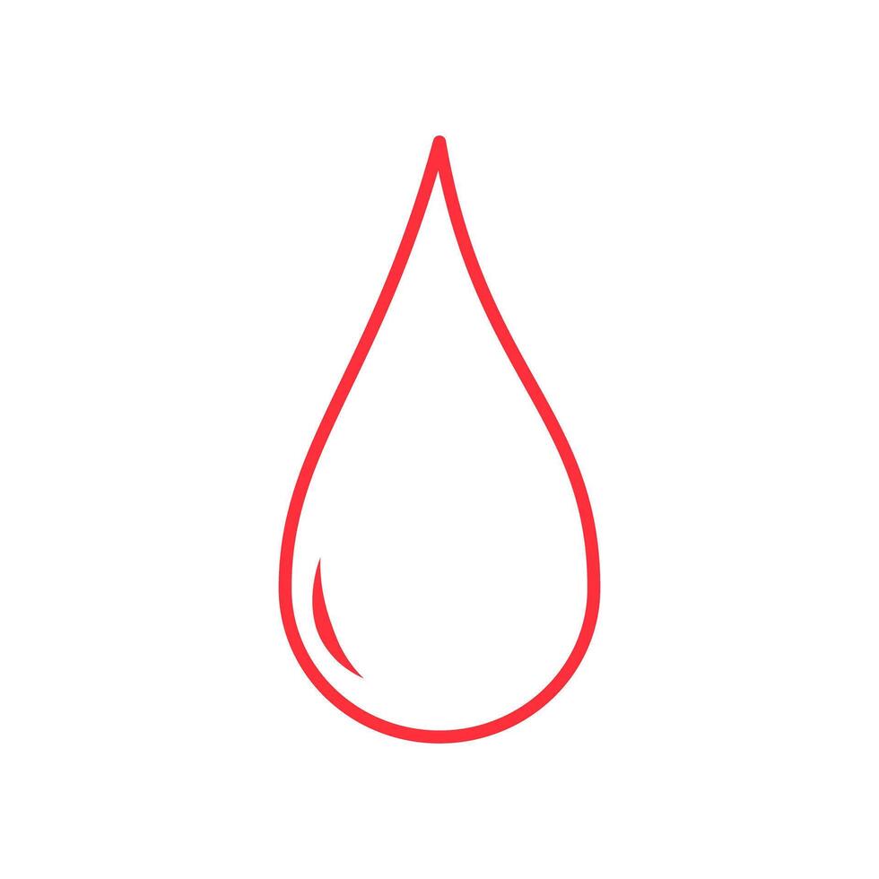 Blood icon isolate on transparent background. vector