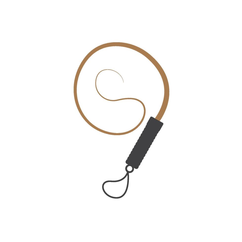 whip icon design vector