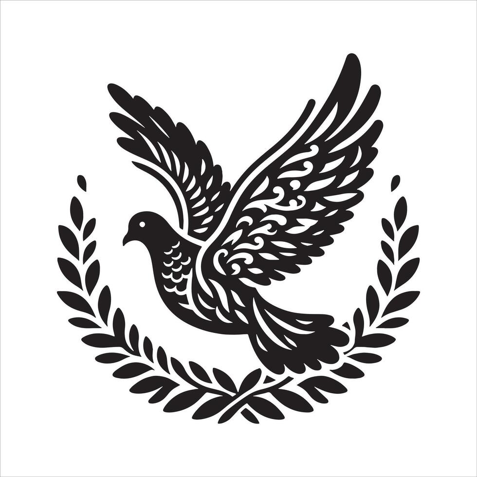 Migration Patterns of Dove Birds Tracking Their Seasonal Journeys vector