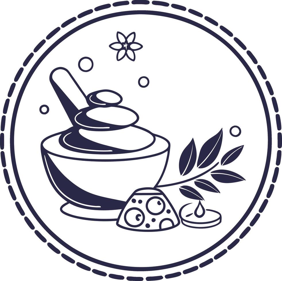 Serene Spa Elements vector