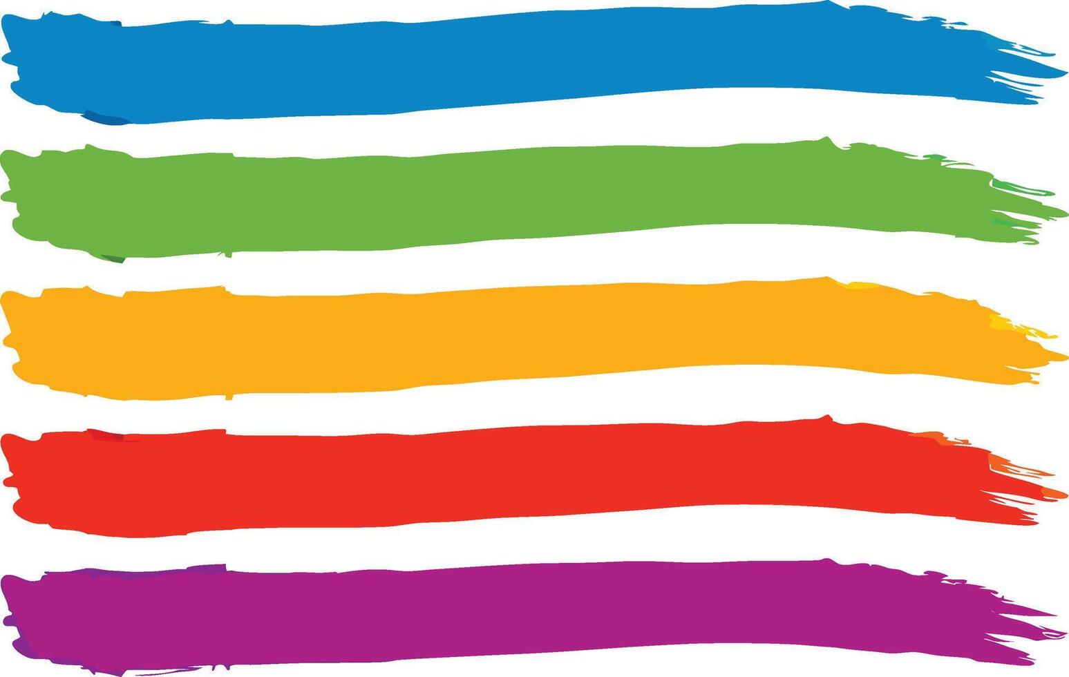 Colorful Strokes brush strokes vector