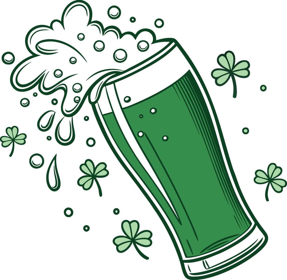 St. Patrick's Day Beer symbol vector