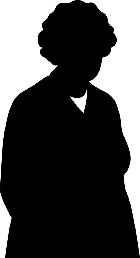Artistic Black and White Image of a Person with Flowing Hair and a V-Neck Attire, Ideal for Use in Romance Novels or Artistic Profiles vector